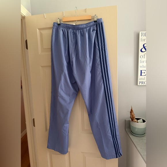 Adidas Blue Track Pants With Drawstring - Picture 2 of 6